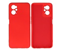 Fashion Backcover Telefoonhoesje - Color Hoesje - Geschikt voor Oppo A96 - Rood