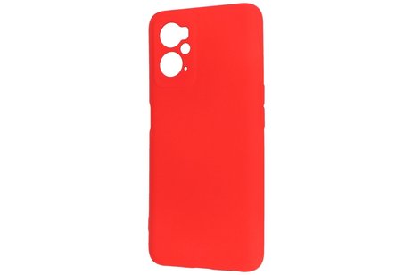 Fashion Backcover Telefoonhoesje - Color Hoesje - Geschikt voor Oppo A96 - Rood