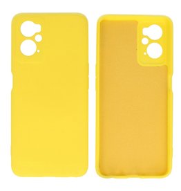 BAOHU Oppo A96 Hoesje Fashion Backcover Telefoonhoesje Geel