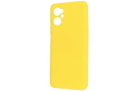 BAOHU Fashion Backcover Telefoonhoesje - Color Hoesje - Geschikt voor Oppo A96 - Geel