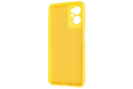 Fashion Backcover Telefoonhoesje - Color Hoesje - Geschikt voor Oppo A96 - Geel