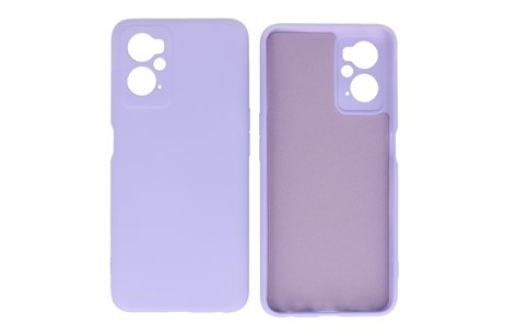 Fashion Backcover Telefoonhoesje - Color Hoesje - Geschikt voor Oppo A96 - Paars