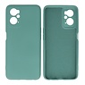 BAOHU Oppo A96 Hoesje Fashion Backcover Telefoonhoesje Donker Groen