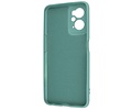 BAOHU Fashion Backcover Telefoonhoesje - Color Hoesje - Geschikt voor Oppo A96 - Donker Groen