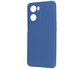 Fashion Backcover Telefoonhoesje - Color Hoesje - Geschikt voor Oppo A57s - A77s - A77 4G - Navy