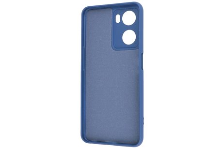 BAOHU Fashion Backcover Telefoonhoesje - Color Hoesje - Geschikt voor Oppo A57s - A77s - A77 4G - Navy