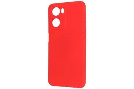 Fashion Backcover Telefoonhoesje - Color Hoesje - Geschikt voor Oppo A57s - A77s - A77 4G - Rood