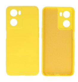 BAOHU Oppo A57s - A77s - A77 4G Hoesje Fashion Backcover Telefoonhoesje Geel
