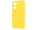 Fashion Backcover Telefoonhoesje - Color Hoesje - Geschikt voor Oppo A57s - A77s - A77 4G - Geel