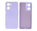 BAOHU Fashion Backcover Telefoonhoesje - Color Hoesje - Geschikt voor Oppo A57s - A77s - A77 4G - Paars