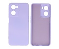 Fashion Backcover Telefoonhoesje - Color Hoesje - Geschikt voor Oppo A57s - A77s - A77 4G - Paars