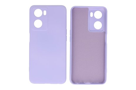 BAOHU Fashion Backcover Telefoonhoesje - Color Hoesje - Geschikt voor Oppo A57s - A77s - A77 4G - Paars