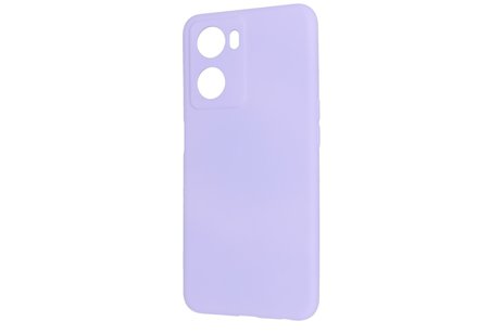 Fashion Backcover Telefoonhoesje - Color Hoesje - Geschikt voor Oppo A57s - A77s - A77 4G - Paars