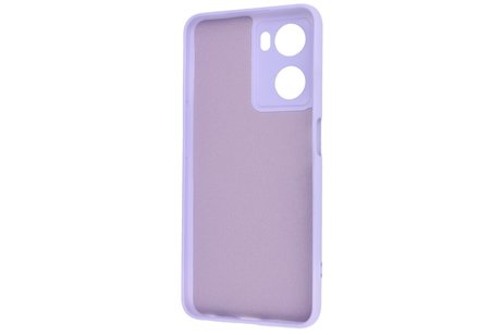 Fashion Backcover Telefoonhoesje - Color Hoesje - Geschikt voor Oppo A57s - A77s - A77 4G - Paars