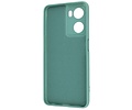 BAOHU Fashion Backcover Telefoonhoesje - Color Hoesje - Geschikt voor Oppo A57s - A77s - A77 4G - Donker Groen