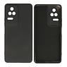 BAOHU Xiaomi Poco F4 Hoesje Fashion Backcover Telefoonhoesje Zwart