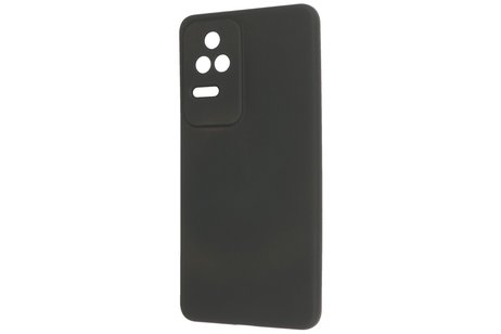 BAOHU Fashion Backcover Telefoonhoesje - Color Hoesje - Geschikt voor Xiaomi Poco F4 - Zwart