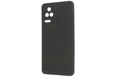 Fashion Backcover Telefoonhoesje - Color Hoesje - Geschikt voor Xiaomi Poco F4 - Zwart