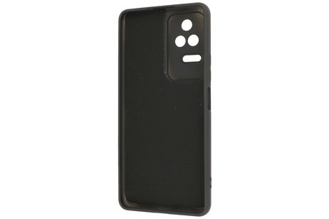 BAOHU Fashion Backcover Telefoonhoesje - Color Hoesje - Geschikt voor Xiaomi Poco F4 - Zwart