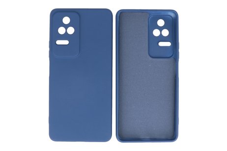 BAOHU Fashion Backcover Telefoonhoesje - Color Hoesje - Geschikt voor Xiaomi Poco F4 - Navy