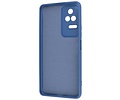 BAOHU Fashion Backcover Telefoonhoesje - Color Hoesje - Geschikt voor Xiaomi Poco F4 - Navy