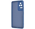 Fashion Backcover Telefoonhoesje - Color Hoesje - Geschikt voor Xiaomi Poco F4 - Navy
