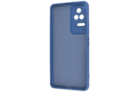 BAOHU Fashion Backcover Telefoonhoesje - Color Hoesje - Geschikt voor Xiaomi Poco F4 - Navy