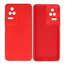 BAOHU Xiaomi Poco F4 Hoesje Fashion Backcover Telefoonhoesje Rood