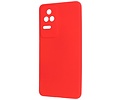 Fashion Backcover Telefoonhoesje - Color Hoesje - Geschikt voor Xiaomi Poco F4 - Rood