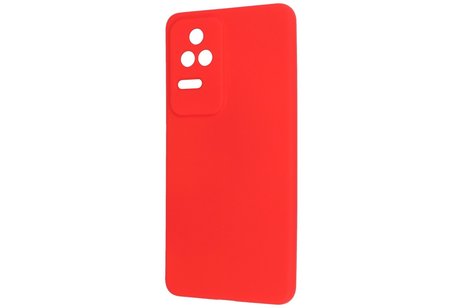 BAOHU Fashion Backcover Telefoonhoesje - Color Hoesje - Geschikt voor Xiaomi Poco F4 - Rood