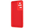 Fashion Backcover Telefoonhoesje - Color Hoesje - Geschikt voor Xiaomi Poco F4 - Rood