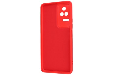 Fashion Backcover Telefoonhoesje - Color Hoesje - Geschikt voor Xiaomi Poco F4 - Rood