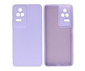 BAOHU Fashion Backcover Telefoonhoesje - Color Hoesje - Geschikt voor Xiaomi Poco F4 - Paars