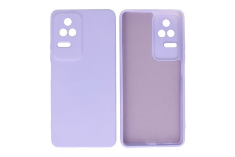 BAOHU Fashion Backcover Telefoonhoesje - Color Hoesje - Geschikt voor Xiaomi Poco F4 - Paars