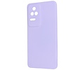 BAOHU Fashion Backcover Telefoonhoesje - Color Hoesje - Geschikt voor Xiaomi Poco F4 - Paars
