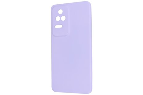 Fashion Backcover Telefoonhoesje - Color Hoesje - Geschikt voor Xiaomi Poco F4 - Paars