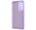 BAOHU Fashion Backcover Telefoonhoesje - Color Hoesje - Geschikt voor Xiaomi Poco F4 - Paars