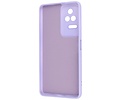 Fashion Backcover Telefoonhoesje - Color Hoesje - Geschikt voor Xiaomi Poco F4 - Paars