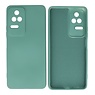 Xiaomi Poco F4 Hoesje Fashion Backcover Telefoonhoesje Donker Groen