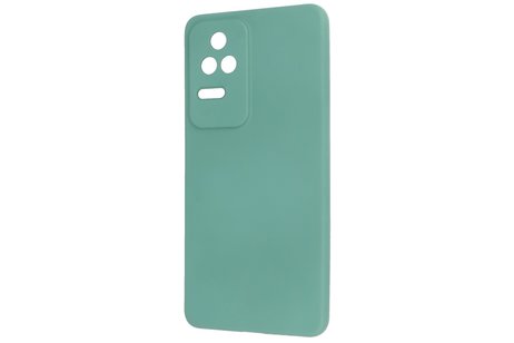 BAOHU Fashion Backcover Telefoonhoesje - Color Hoesje - Geschikt voor Xiaomi Poco F4 - Donker Groen