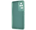 BAOHU Fashion Backcover Telefoonhoesje - Color Hoesje - Geschikt voor Xiaomi Poco F4 - Donker Groen