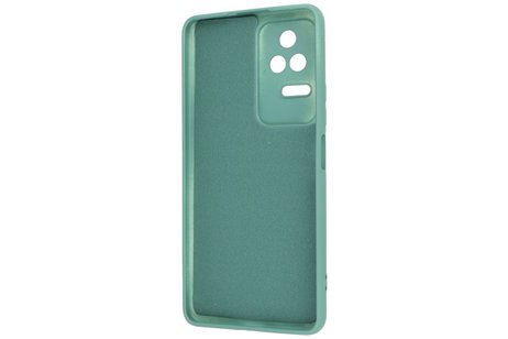 BAOHU Fashion Backcover Telefoonhoesje - Color Hoesje - Geschikt voor Xiaomi Poco F4 - Donker Groen