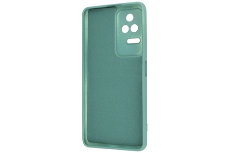 Fashion Backcover Telefoonhoesje - Color Hoesje - Geschikt voor Xiaomi Poco F4 - Donker Groen