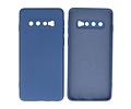 BAOHU Fashion Backcover Telefoonhoesje - Color Hoesje - Geschikt voor Samsung Galaxy S10 - Navy