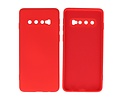 Fashion Backcover Telefoonhoesje - Color Hoesje - Geschikt voor Samsung Galaxy S10 - Rood