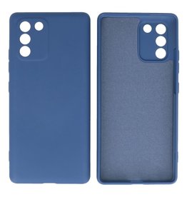 BAOHU Samsung Galaxy S10 Lite Hoesje Fashion Backcover Telefoonhoesje Navy