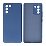 BAOHU Samsung Galaxy S10 Lite Hoesje Fashion Backcover Telefoonhoesje Navy