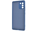 BAOHU Fashion Backcover Telefoonhoesje - Color Hoesje - Geschikt voor Samsung Galaxy S10 Lite - Navy