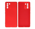 BAOHU Fashion Backcover Telefoonhoesje - Color Hoesje - Geschikt voor Samsung Galaxy S10 Lite - Rood