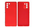 Fashion Backcover Telefoonhoesje - Color Hoesje - Geschikt voor Samsung Galaxy S10 Lite - Rood